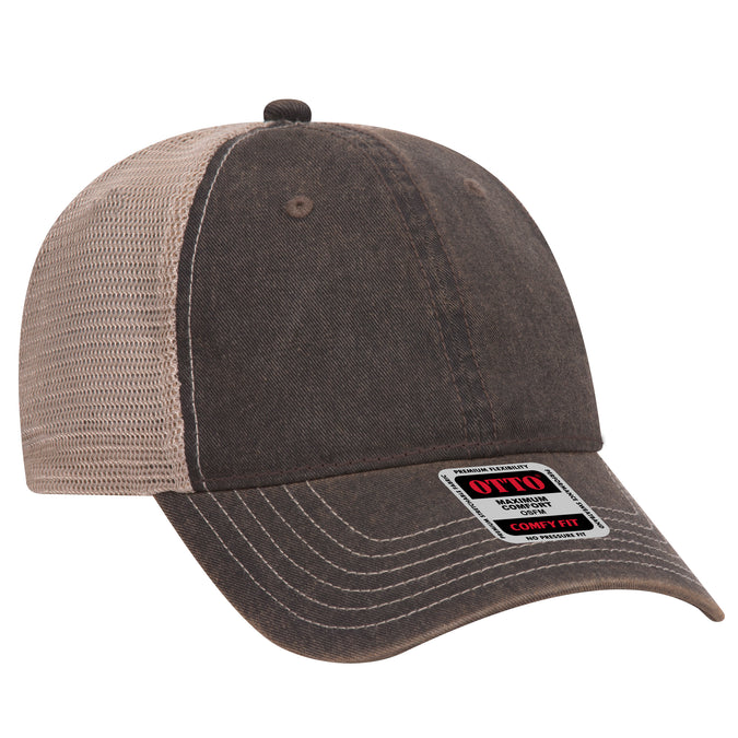 OTTO 6 Panel Low Profile Trucker Dad Hat