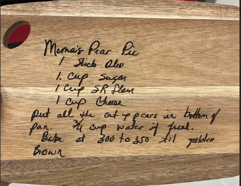 Custom Laser Engraved Cutting Boards