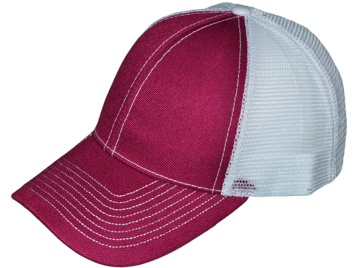 Contrast Stitching Trucker Hat