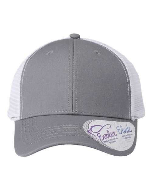 Infinity Her CHARLIE Modern Trucker Cap with Ponytail Opening