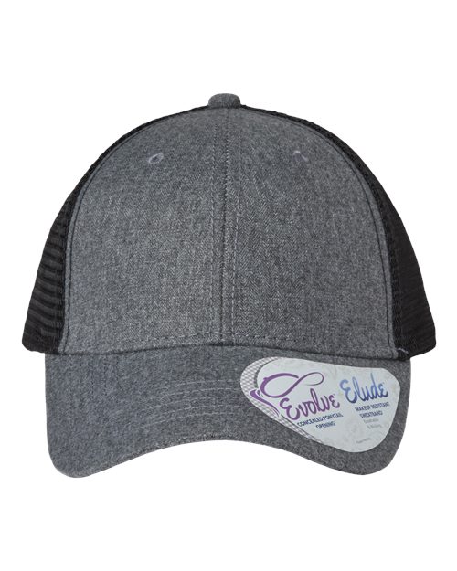 Infinity Her CHARLIE Modern Trucker Cap with Ponytail Opening