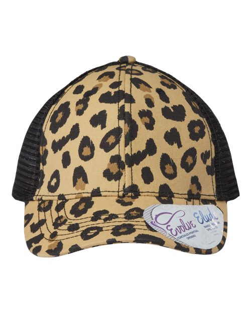 Infinity Her CHARLIE Modern Trucker Cap with Ponytail Opening