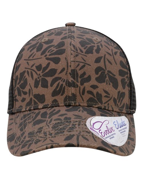 Infinity Her CHARLIE Modern Trucker Cap with Ponytail Opening
