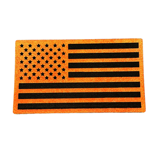 American Flag Leatherette Patch HillTopHats