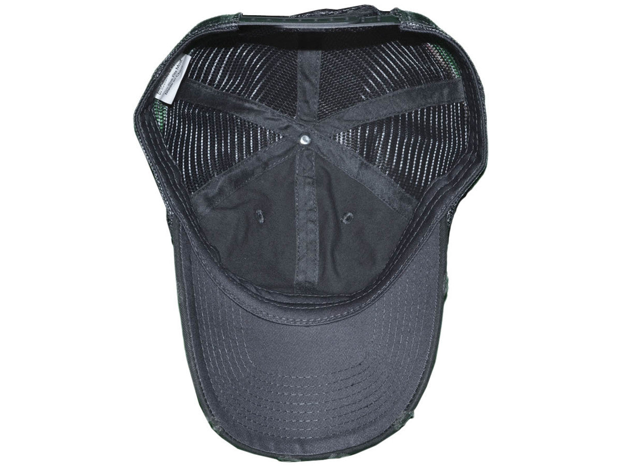 Vintage Trucker Hats - Unstructured Frayed Cotton Low Profile BK Caps (10 Colors Available) - 5212