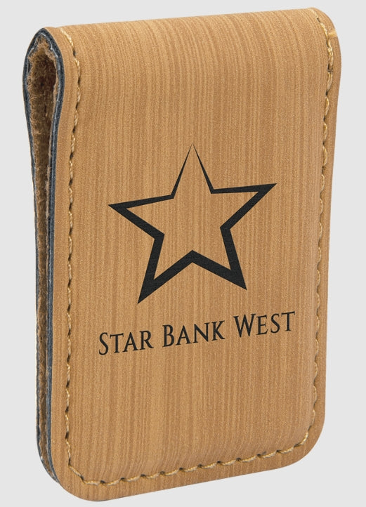 Leather Money Clip