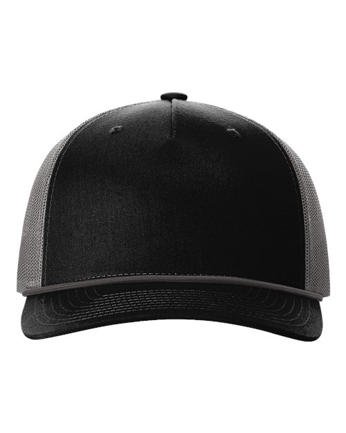 R112FPR Five-Panel Trucker Rope Cap