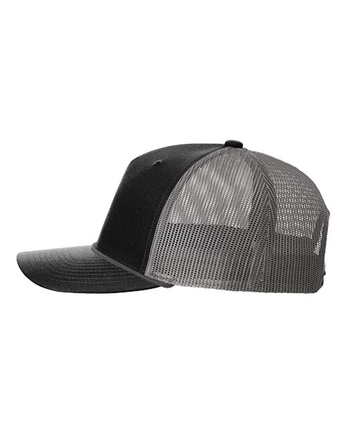 R112FPR Five-Panel Trucker Rope Cap