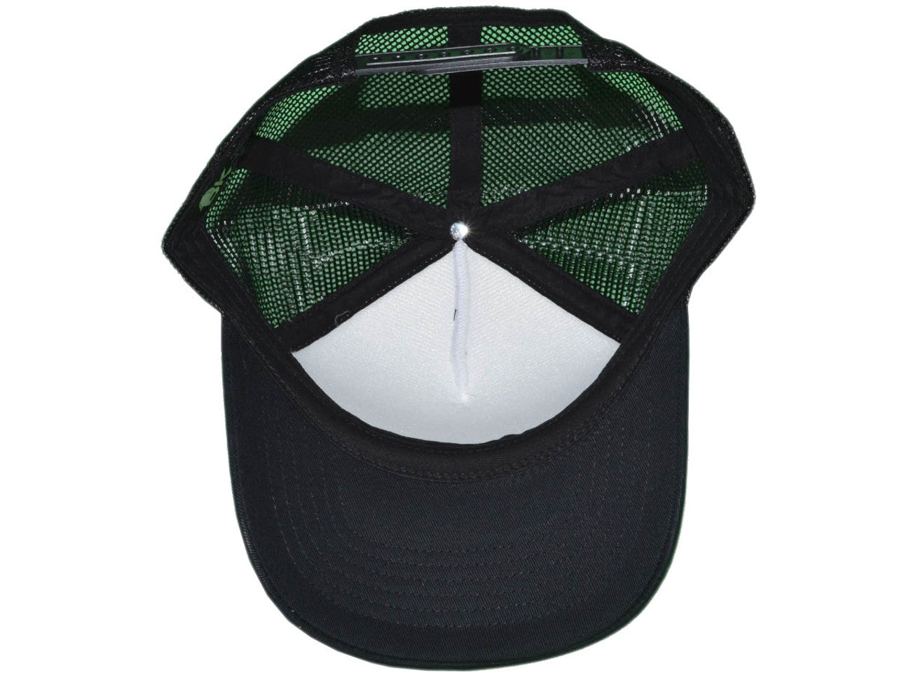 Premium Foam Trucker Hats – 5 Panel Cotton Front Mesh Back with Black Underbill (20 Colors) – Style 5358
