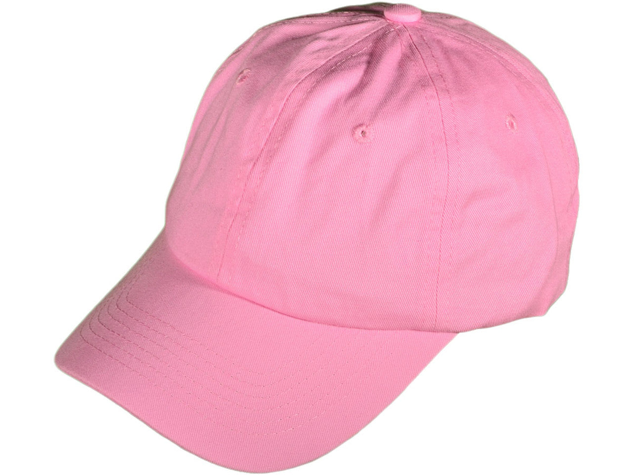 Blank Dad Hat Unstructured Cotton Low Profile Baseball Cap Pink Hill Top Hats