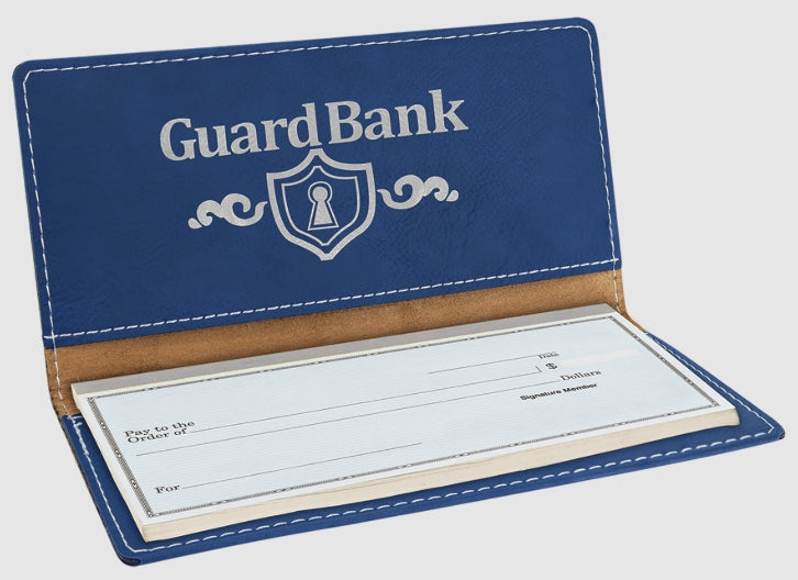 Leather Checkbook Cover