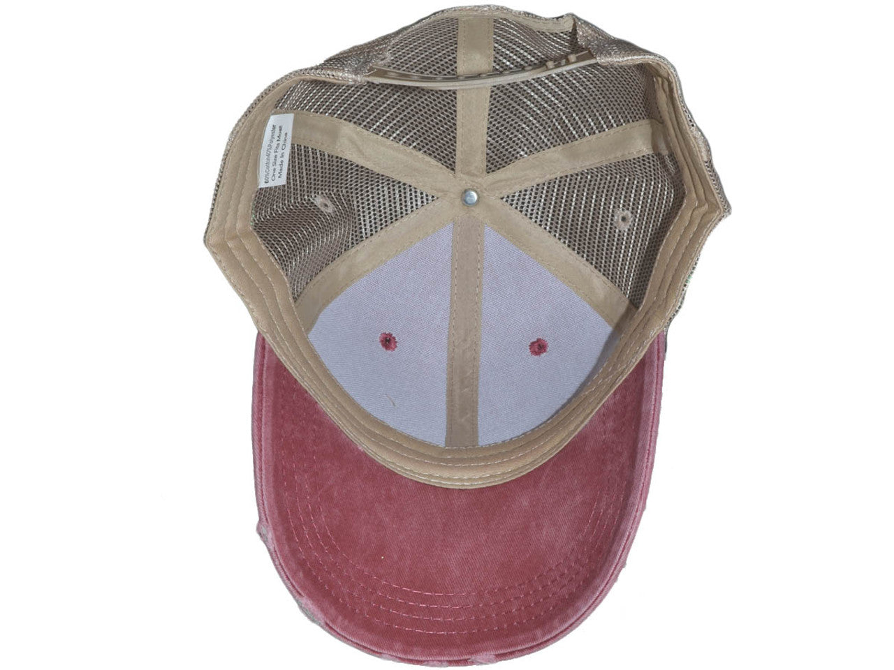  Vintage Mesh Low Profile Structured Pigment-Dyed Cotton Front Hat 5026 HillTopHats