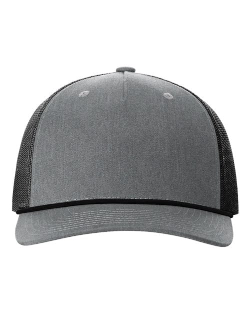 R112FPR Five-Panel Trucker Rope Cap