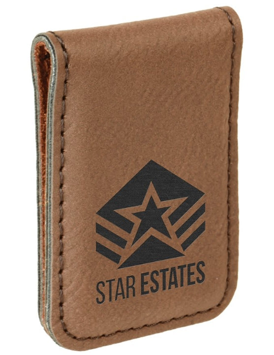 Leather Money Clip
