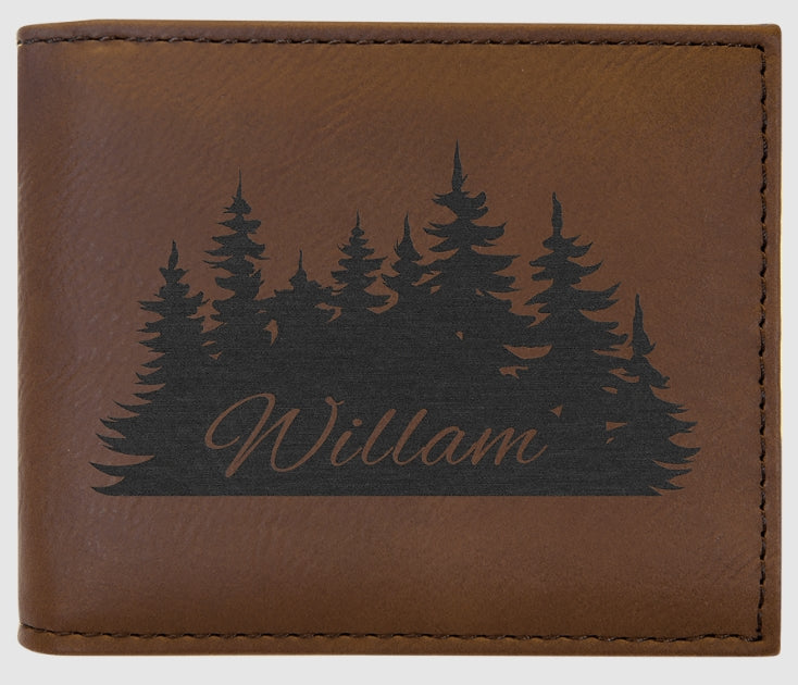 Men's Bi Fold Leather Wallet