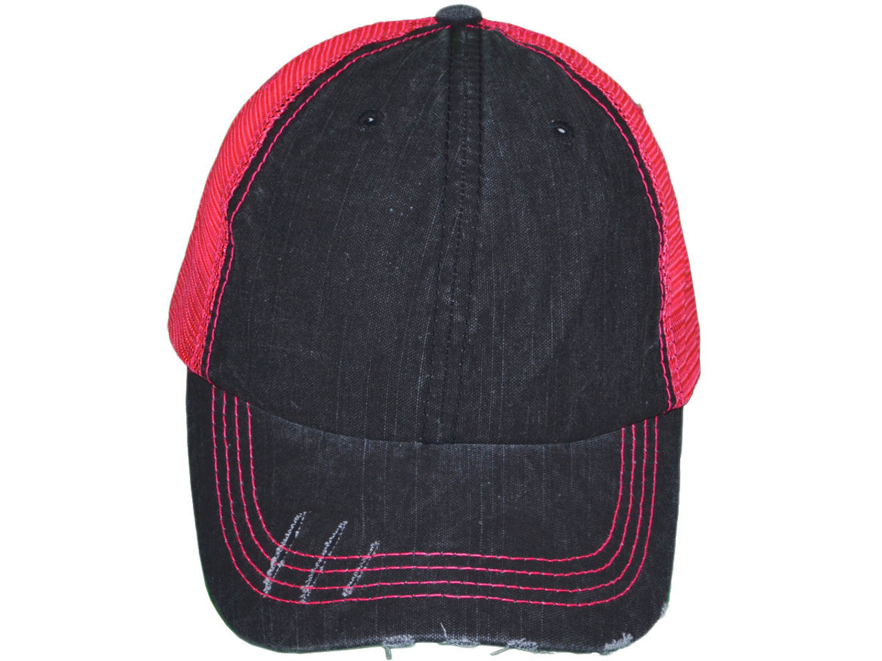 21504 Vintage Distressed Trucker Hats Cotton Unstructured Washed Ripped Frayed HillTopHats