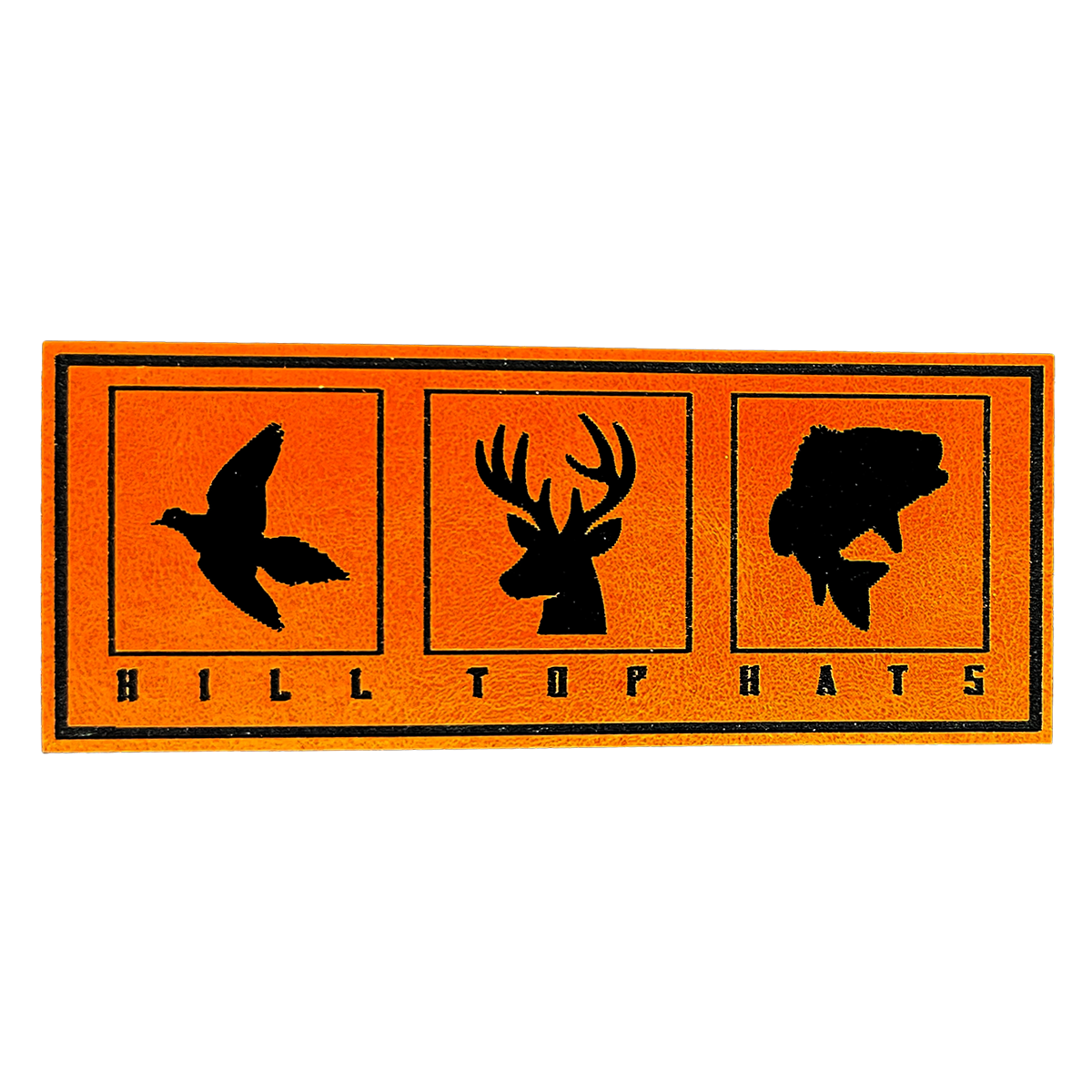 Hill Top Hats Logo Triple Patch Deer Fish Bird HillTopHats