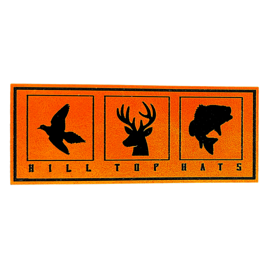 Hill Top Hats Logo Triple Patch Deer Fish Bird HillTopHats