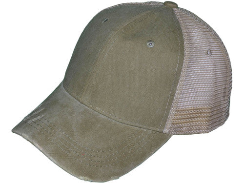 Vintage Mesh Low Profile Structured Pigment-Dyed Cotton Front Hat 5026 HillTopHats