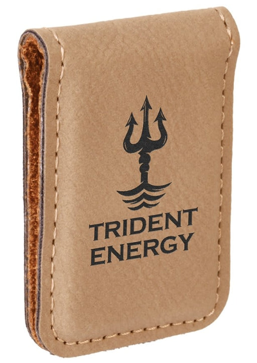 Leather Money Clip