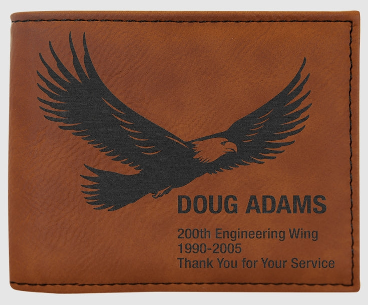 Men's Bi Fold Leather Wallet