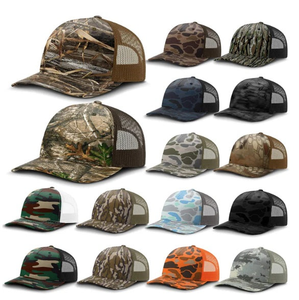 Richardson 112 PFP Five Panel Printed Trucker Cap