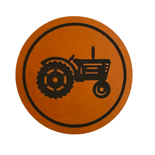 Row Crop Tractor Patch Caramel HillTopHats