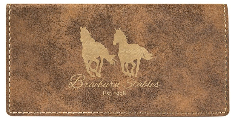 Leather Checkbook Cover
