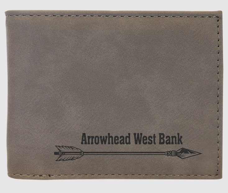 Men's Bi Fold Leather Wallet