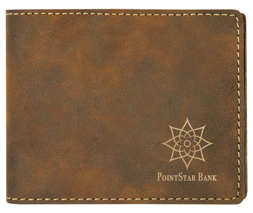 Men's Bi Fold Leather Wallet
