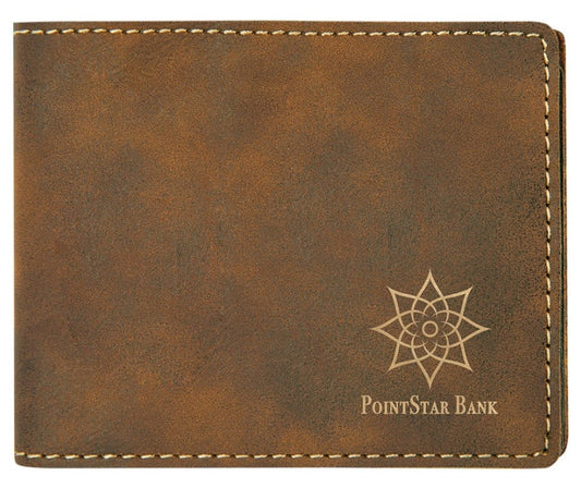 Men's Bi Fold Leather Wallet