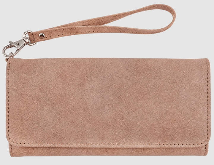 Women's Leather Wallet w/ strap