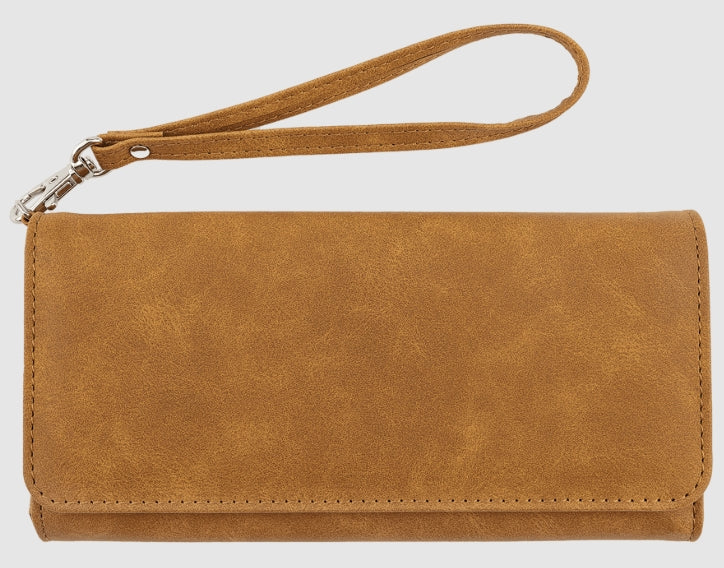Women's Leather Wallet w/ strap