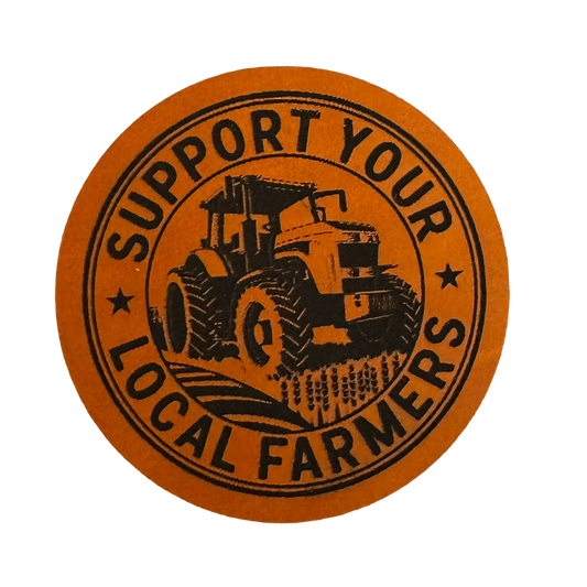 Support Local Farmers Circle Patch HillTopHats