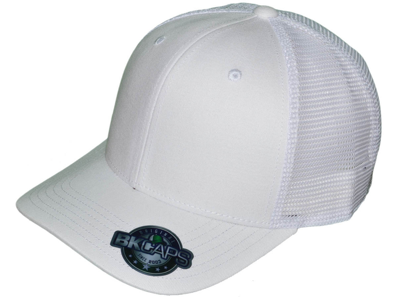 Structured Cotton Front Trucker Hat Mesh Back Snapback Cap Hill Top Hats