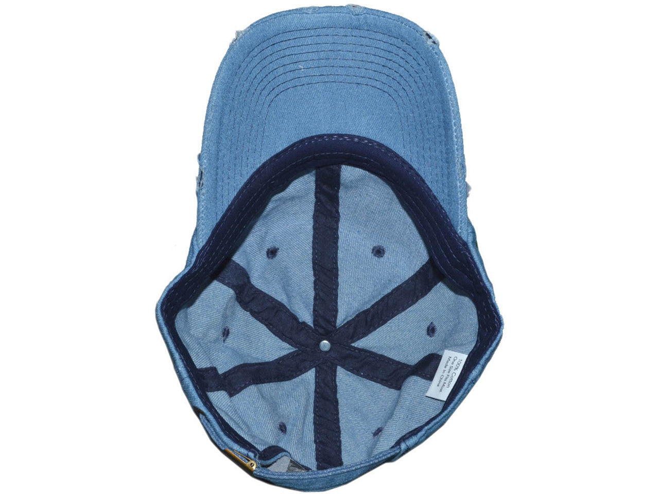 Vintage Dad Hats - Low Profile Washed Frayed Ripped Cotton Twill Polo BK Caps w/ Brass Buckle Closure (21 Colors) - 5209