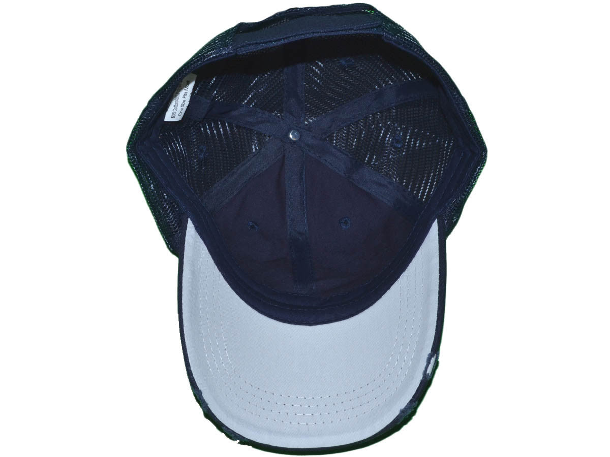 Vintage Trucker Hat with Contrast Underbill