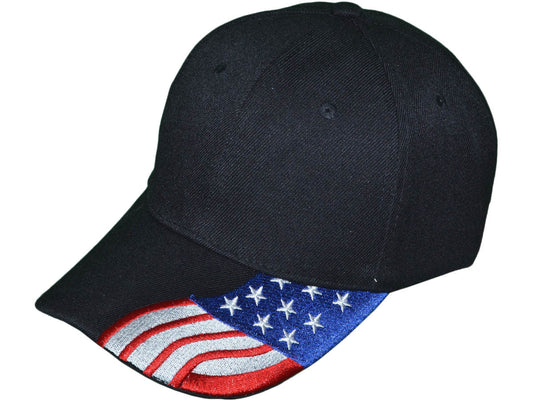 American Flag Embroidered Baseball Cap