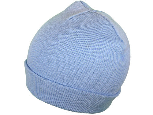 Blank Winter Long Knit Beanie Hat Snug Fit 15 Colors