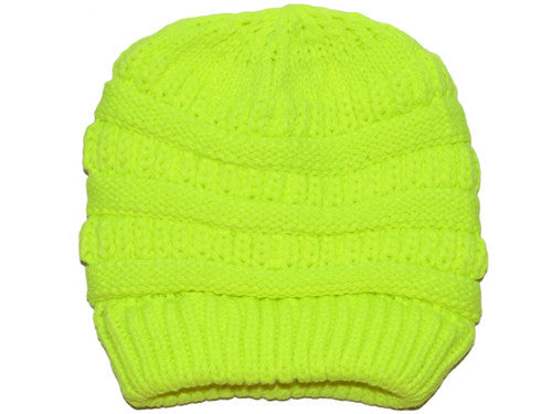 Warm Unisex Knit Beanie - Thick Soft Acrylic Winter Hat