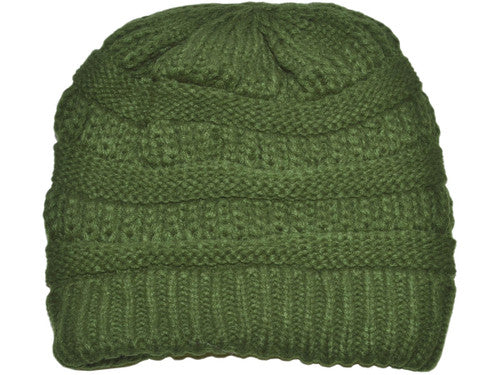 Warm Unisex Knit Beanie - Thick Soft Acrylic Winter Hat