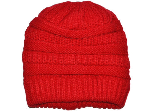 Warm Unisex Knit Beanie - Thick Soft Acrylic Winter Hat